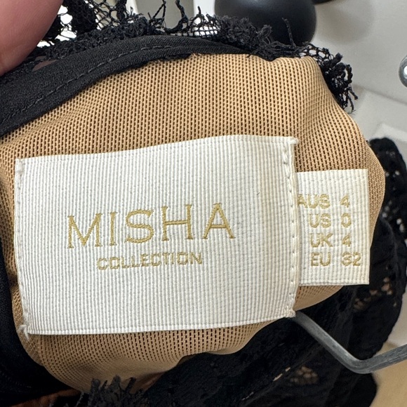 MISHA COLLECTION Black Lace Jumpsuit - Picture 3 of 3